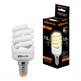 Изображение продукта Лампа энергосберегающая TDM Electric Е14 13W 2700K матовая SQ0323-0178 